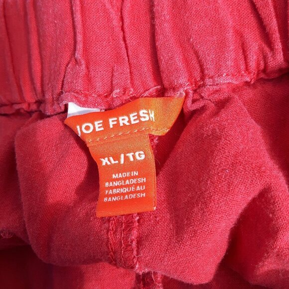 JOE FRESH Women's Red Shorts Joe Fresh XL - Picture 2 of 3